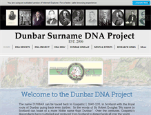 Tablet Screenshot of dunbardna.org